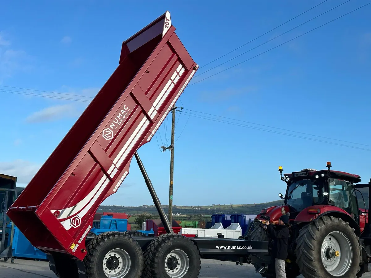 Numac 20t dump trailer lay flat door * in stock* - Image 4