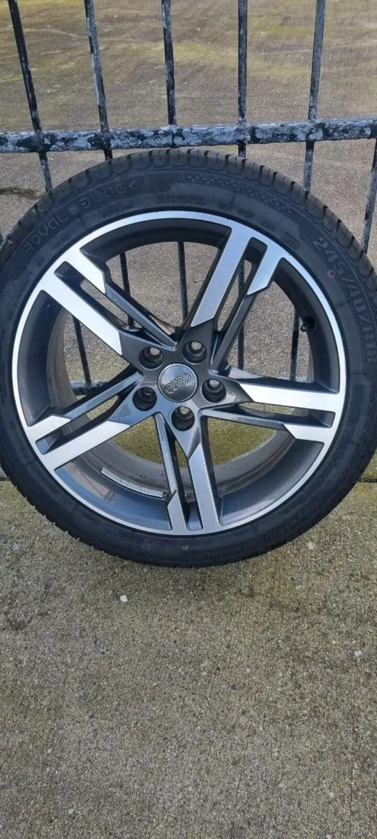 GENUINE AUDI A4  ALLOYS - Image 3