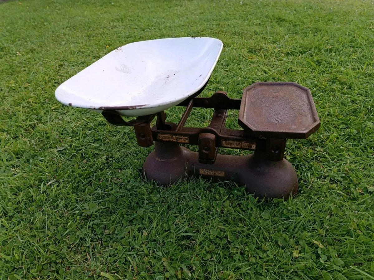 Antique weighing scales cast iron for sale in Co. Galway for €50 on