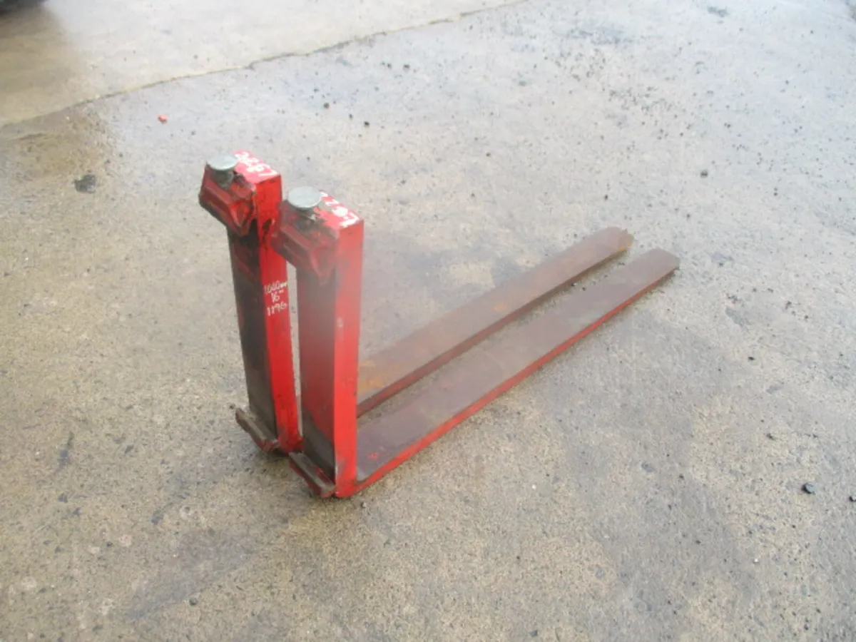 x2 16' 1 Meter Pallet Forks - Image 2