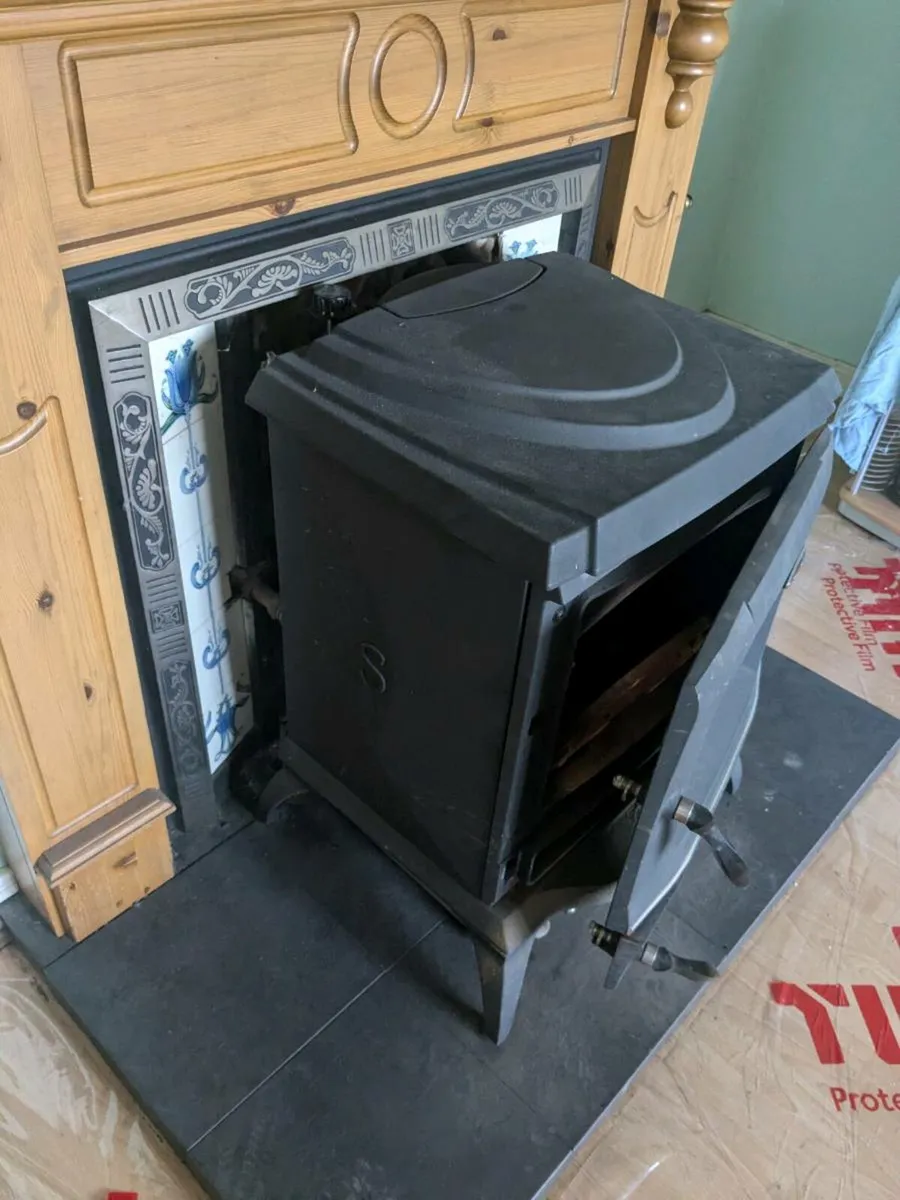 Stanley Reginald Solid Fuel Stove w/ back boiler for sale in Co
