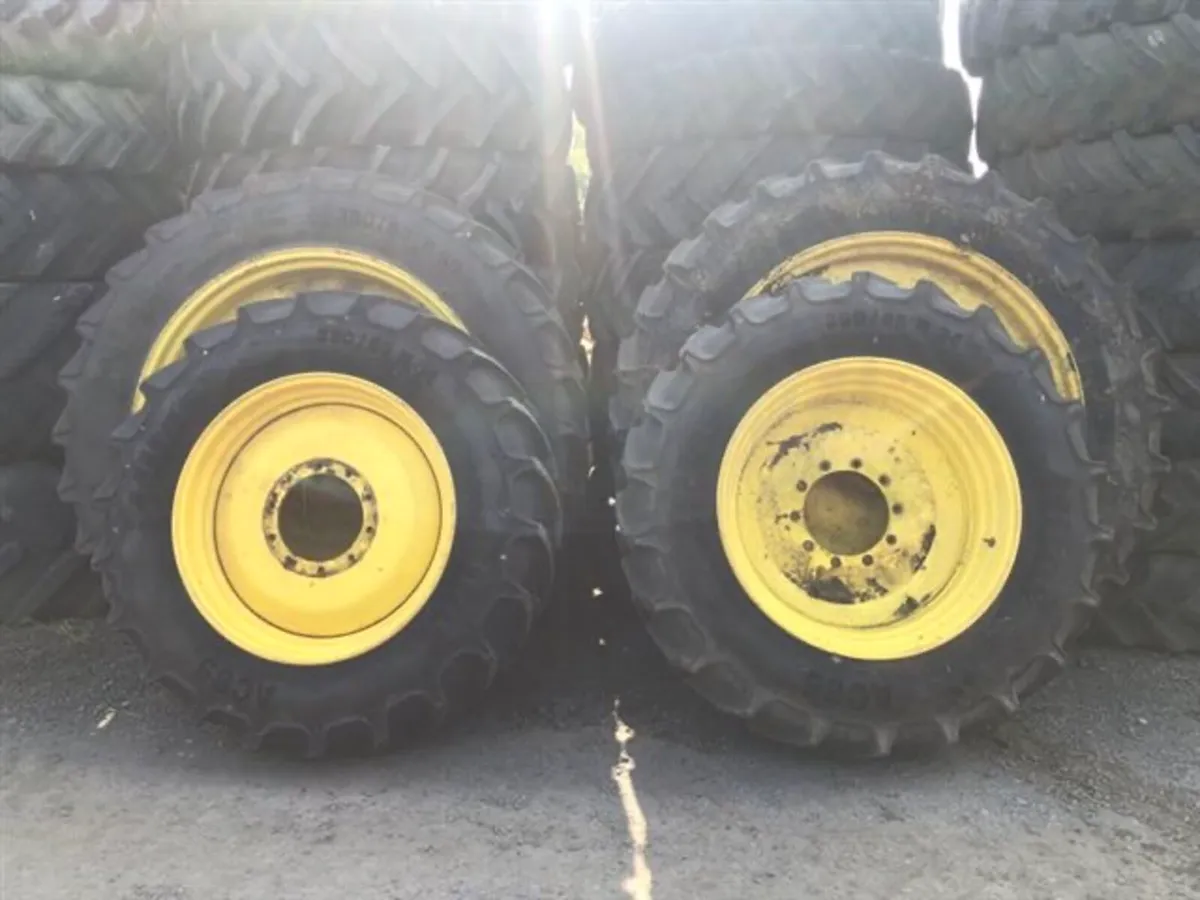 FULL Set JD Row Crops- 380/90R50 & 380/85R34 Conti - Image 1