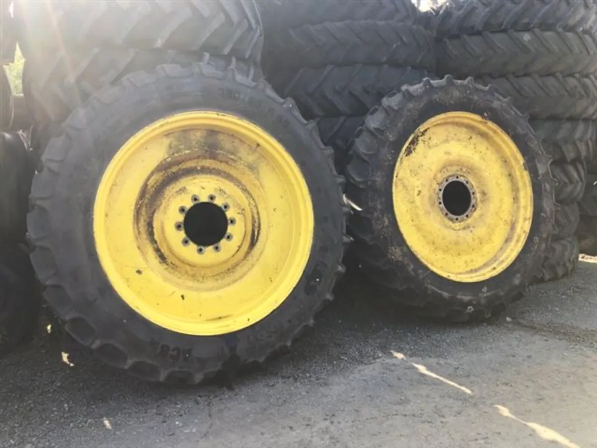 FULL Set JD Row Crops- 380/90R50 & 380/85R34 Conti - Image 2