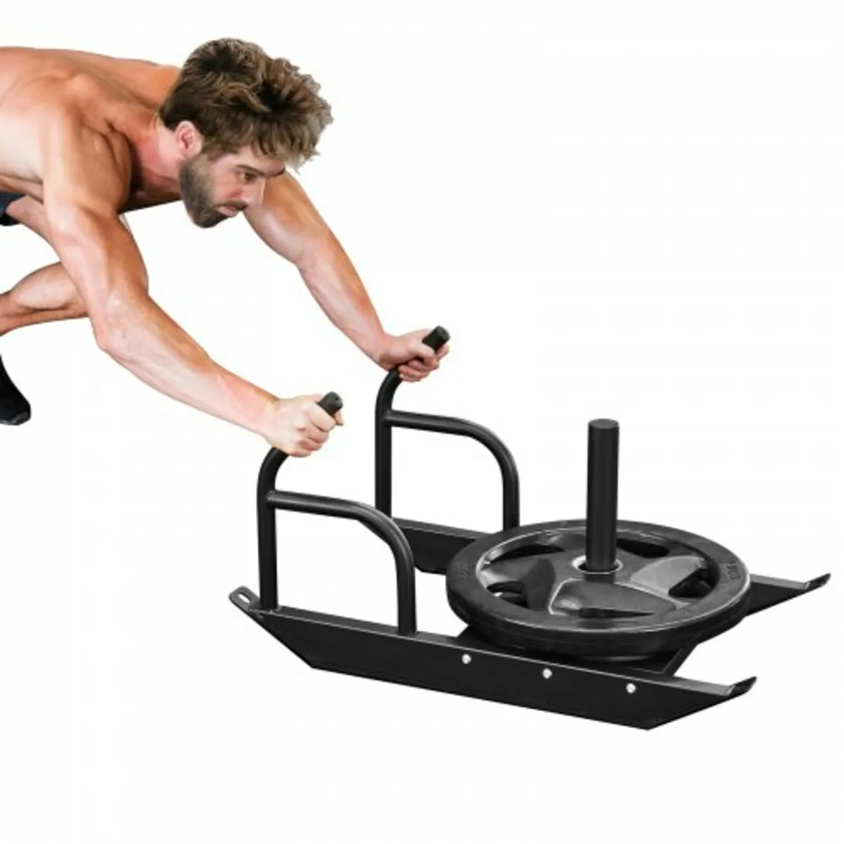 Weight Training Pull Sled, Fitness Strength Speed - Image 1