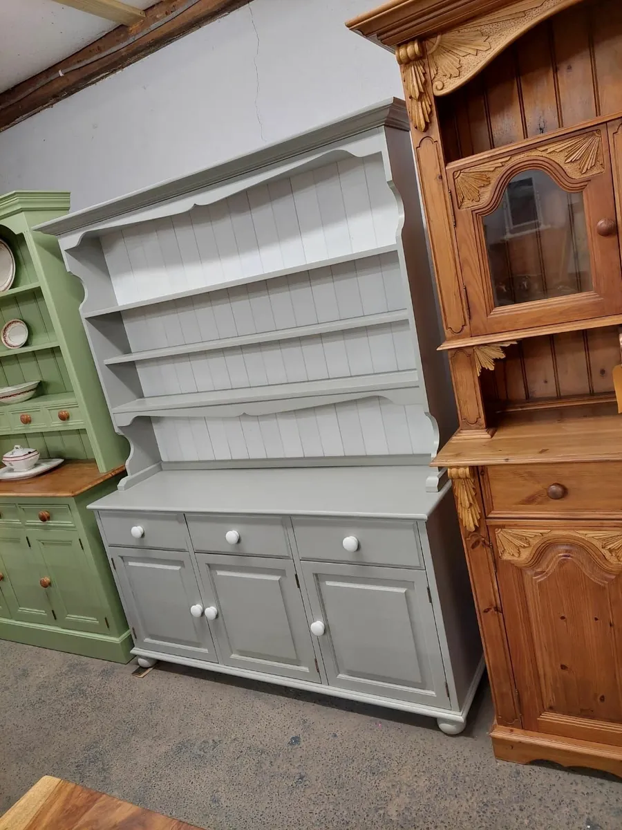 Large pine kitchen dresser, grey for sale in Co. Donegal for €465 on