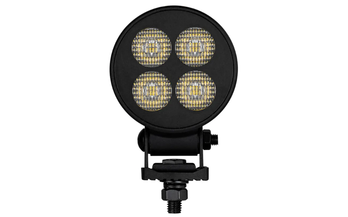 Techla Black Edition 3-1/3″ Round LED Work Light - Image 1