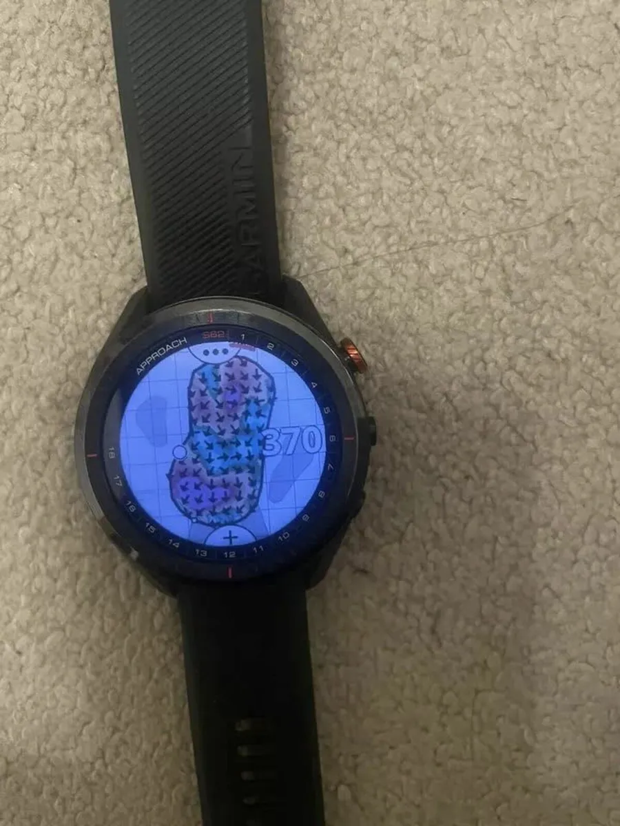 Garmin Approach S62 GPS Black Golf Watch for sale in Co. Mayo for €230