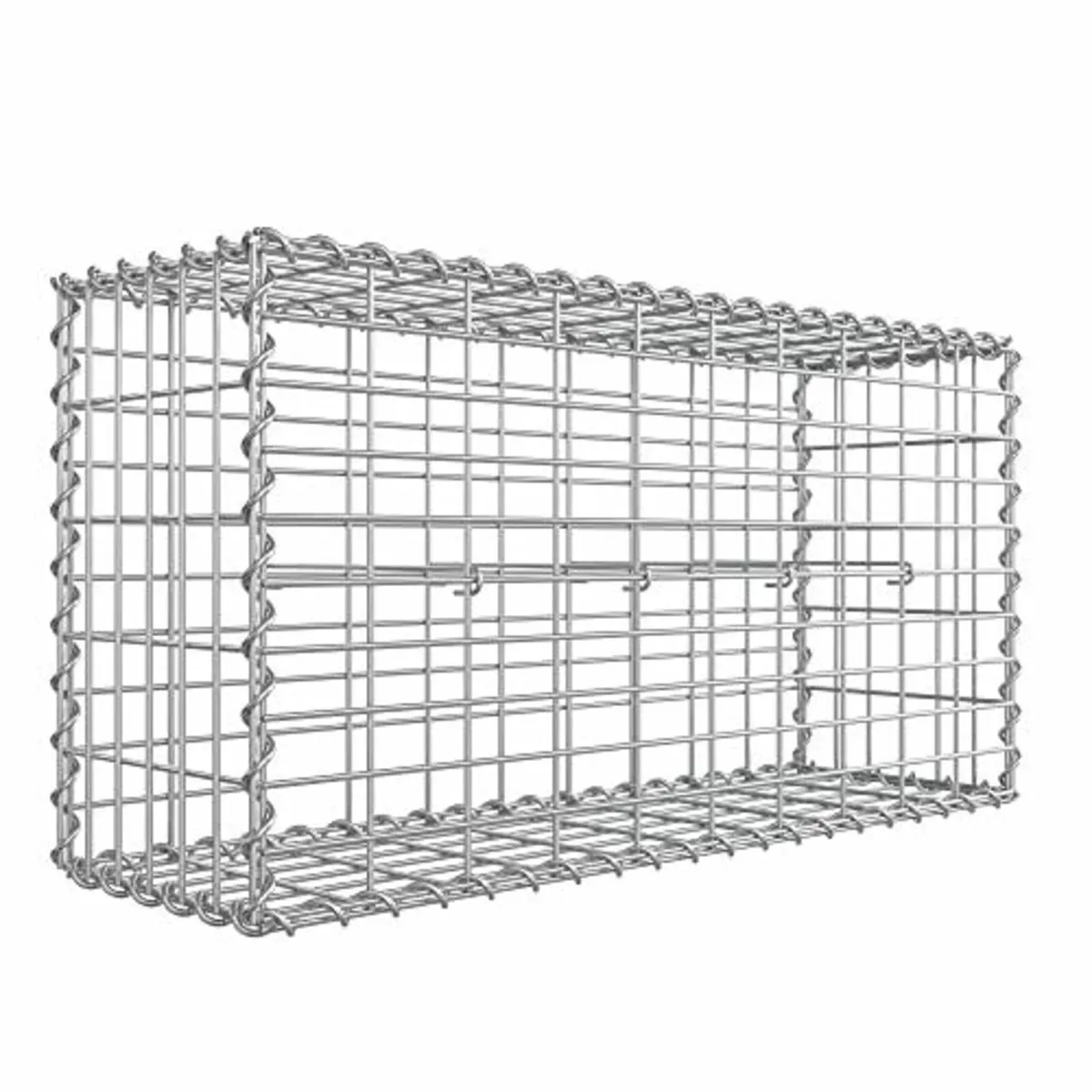 Gabion Basket, Metal Gabion Cage with 5 x 10 cm Me for sale in Co
