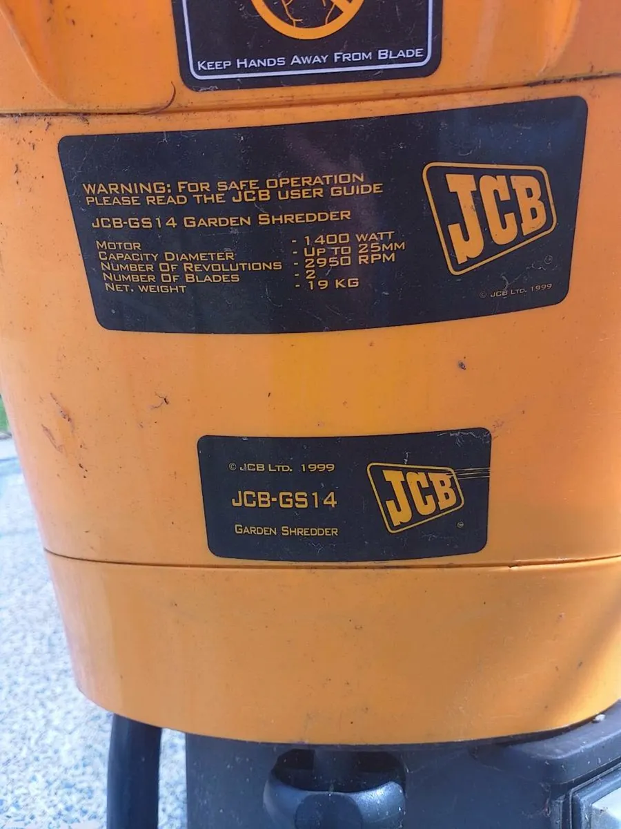 JCB garden Shredder for sale in Co. Galway for €65 on DoneDeal