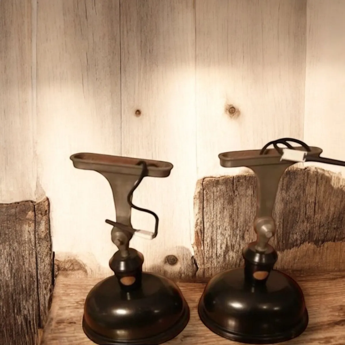 French Industrial Style Lights - Image 1