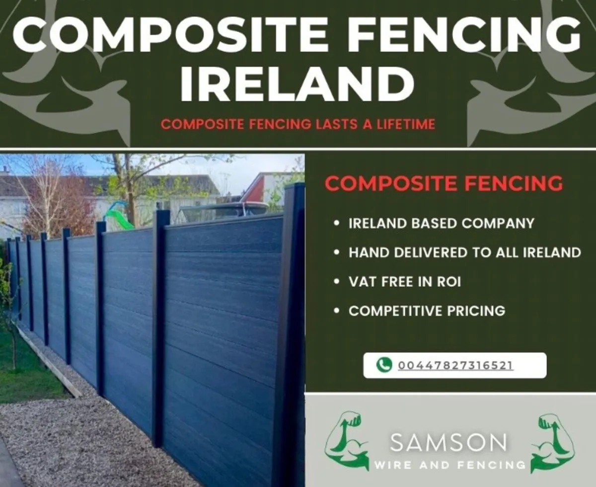 Privacy fencing. COMPOSITE..No Maintenance - Image 1