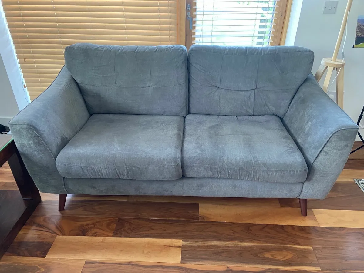 2.5 Seater Grey Sofa - Image 1