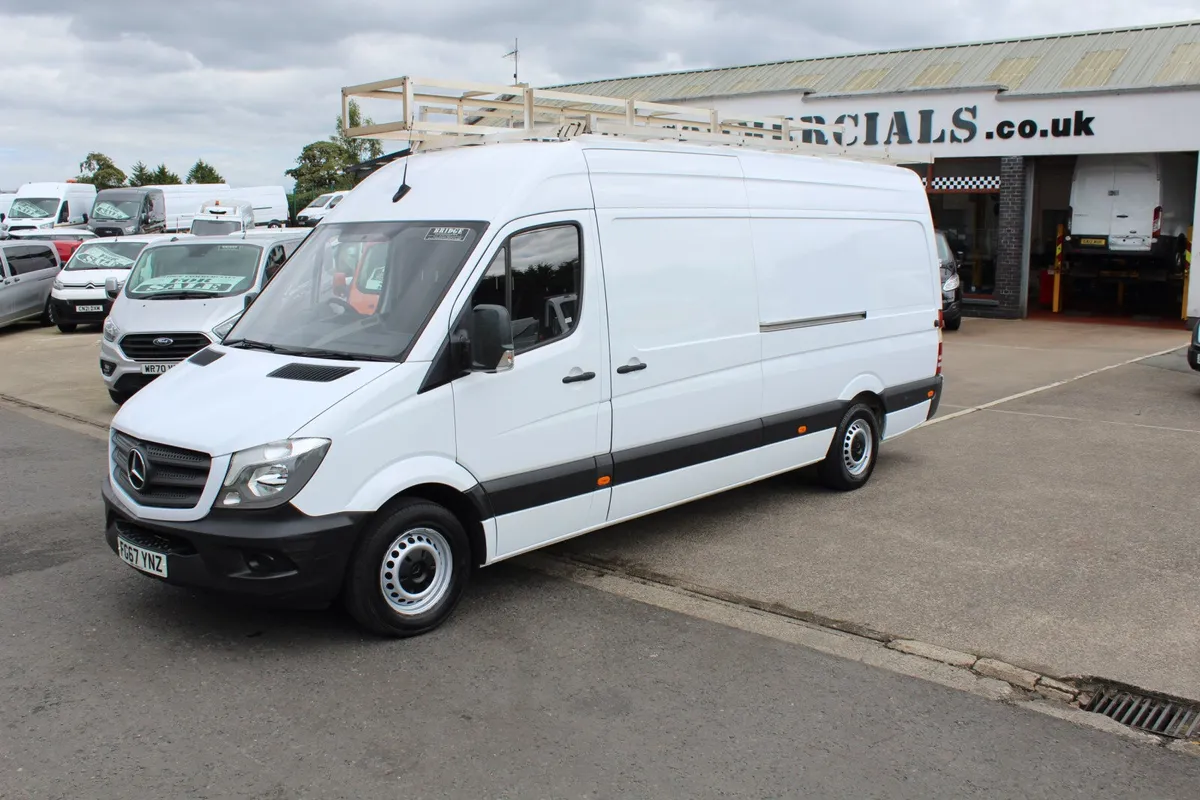 2017 Mercedes Sprinter 314 LWB Glass Rack - Image 1