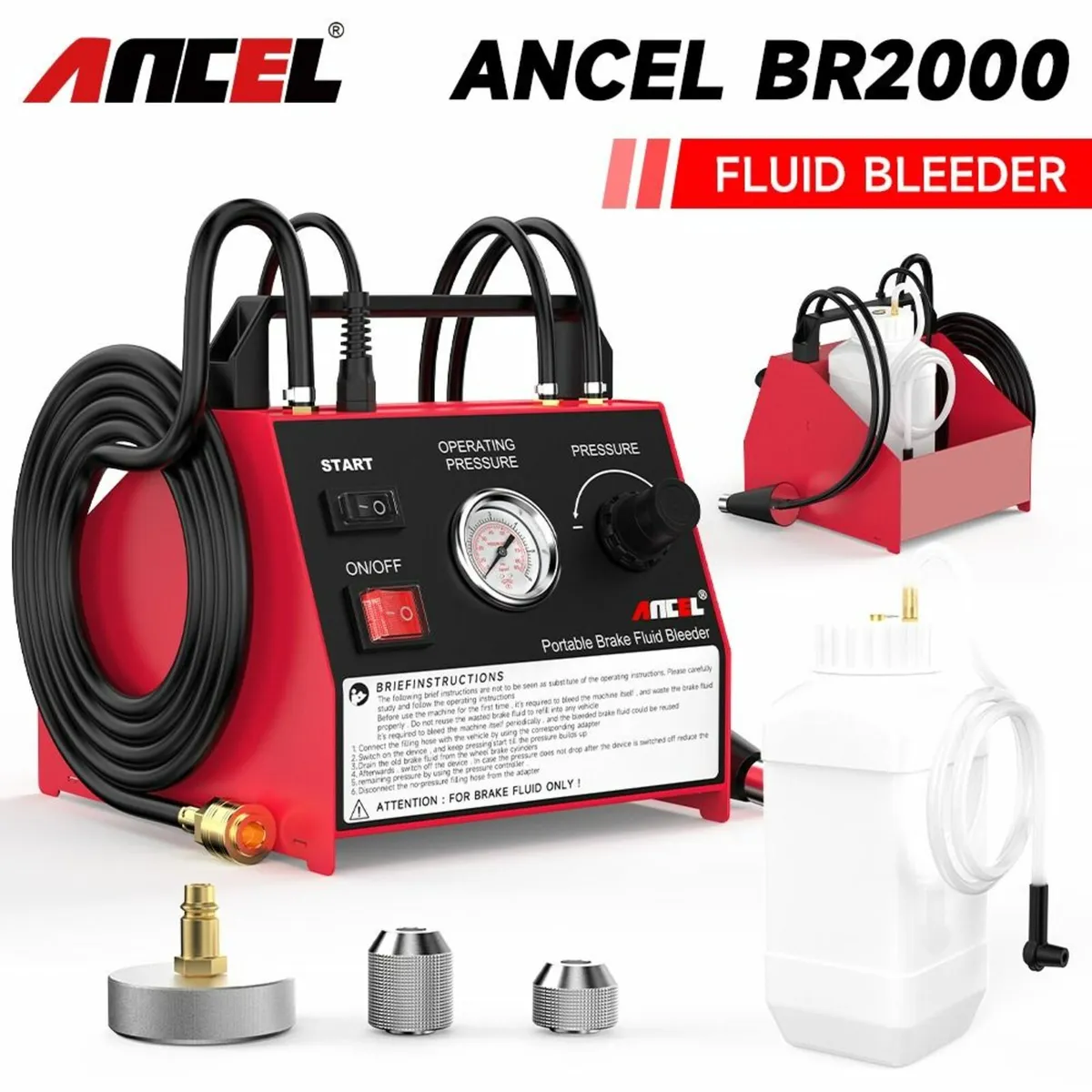 Automotive Portable Brake Fluid Bleeder Machine - Image 1