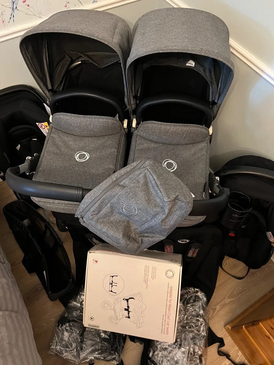 Bugaboo Donkey Twin with NEW Fabrics and Extras - Image 1