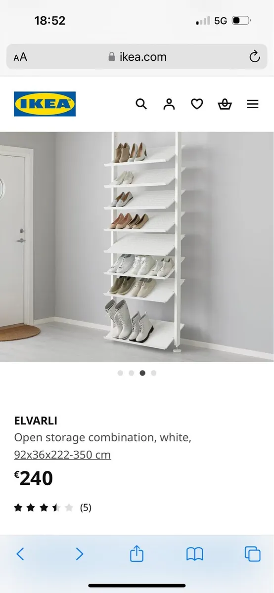 IKEA Elvarli Shoe Rack - Image 1