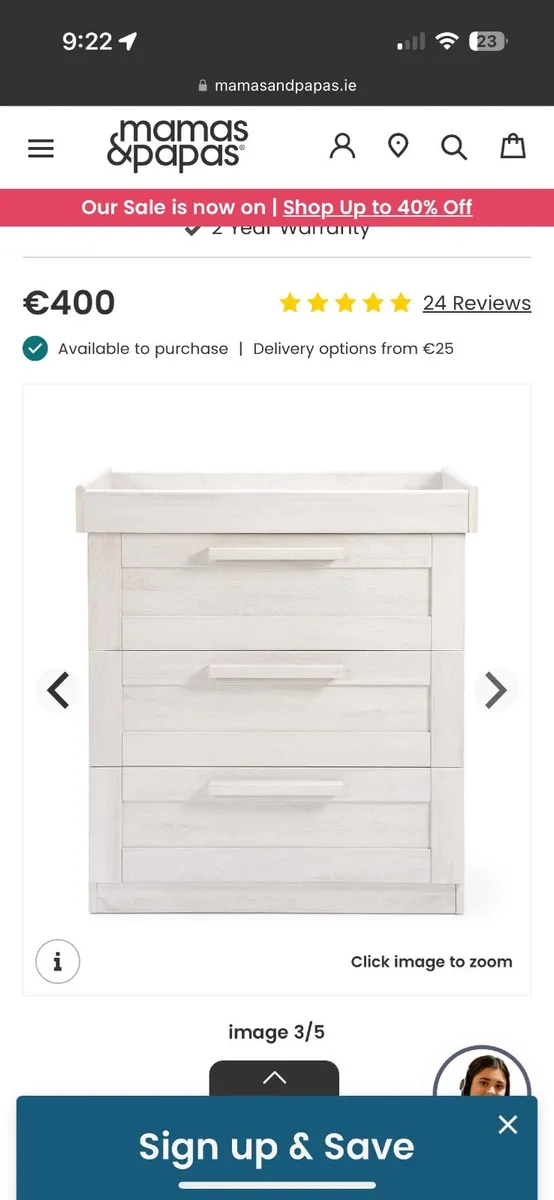 Mamas and papas atlas dresser 2025