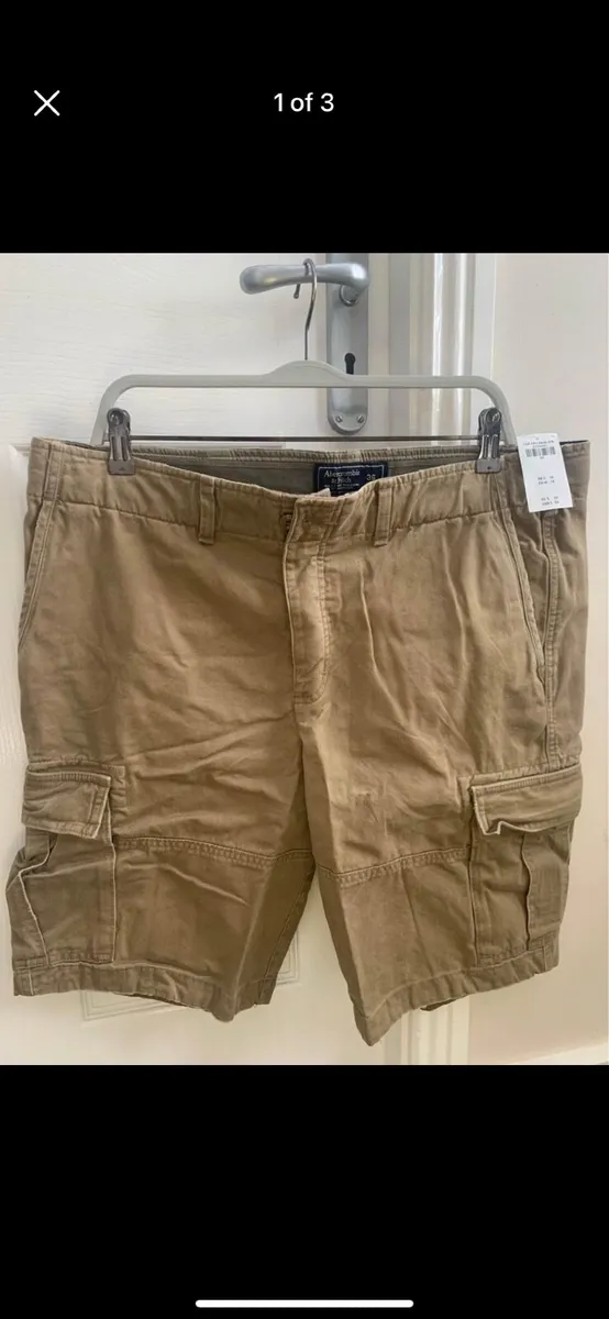 Tommy Hilfiger & Abercrombie men’s cargo shorts - Image 1