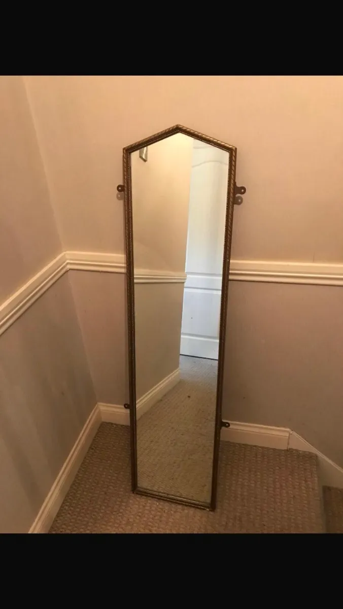 Vintage Gothic arch style 1940’s Mirror - Image 1