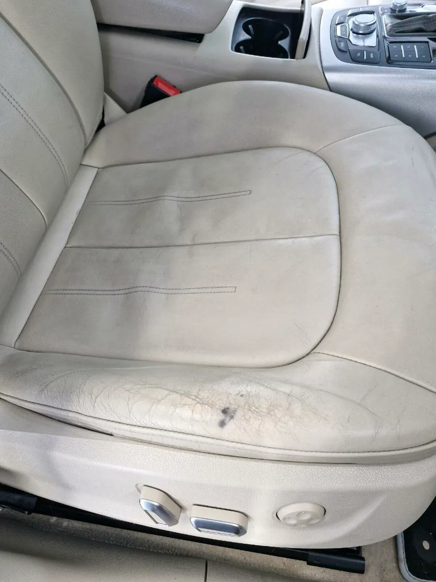 Leather car seat restoration - Image 3