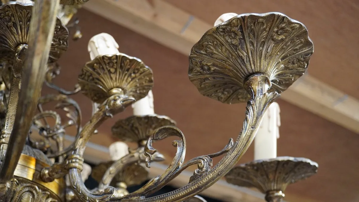 Vintage Spanish Chandelier - Image 4
