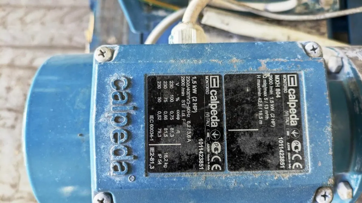 Calpeda Variable Speed Booster Twin Pump - Image 4