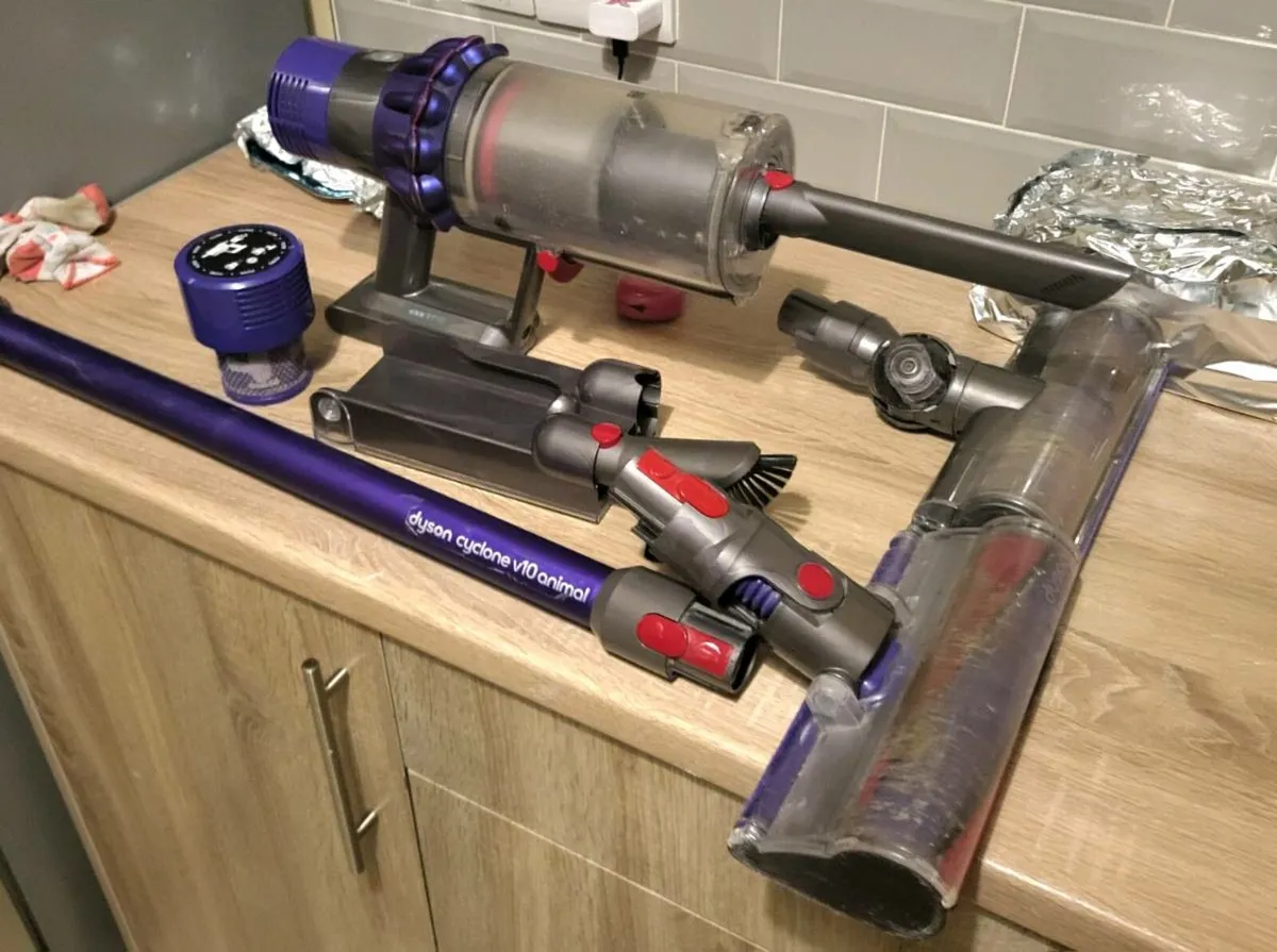 Dyson Cyclone V10 Animal Purple Stick Vacuum Clean for sale in Co