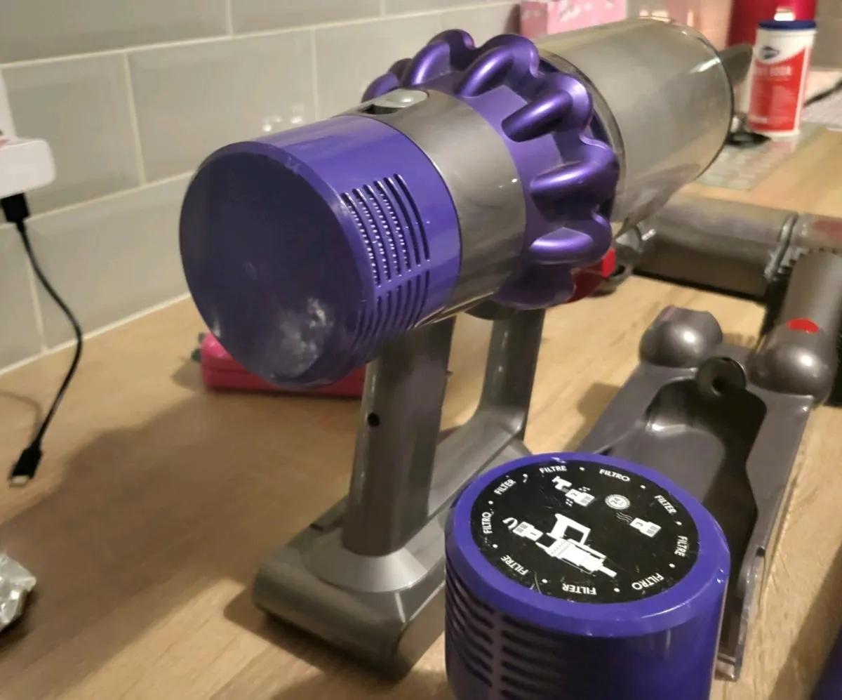 Dyson Cyclone V10 Animal Purple Stick Vacuum Clean for sale in Co