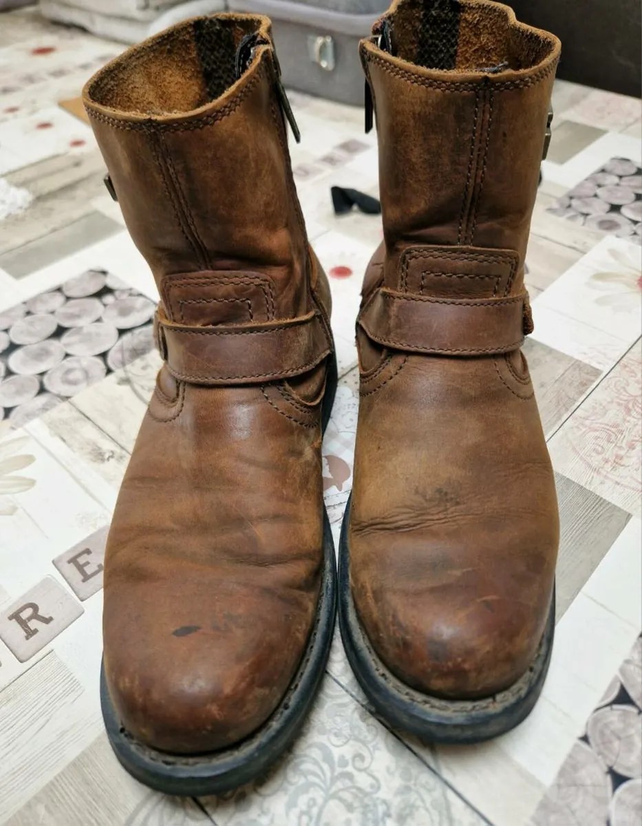 Harley davidson boots size 10 hotsell