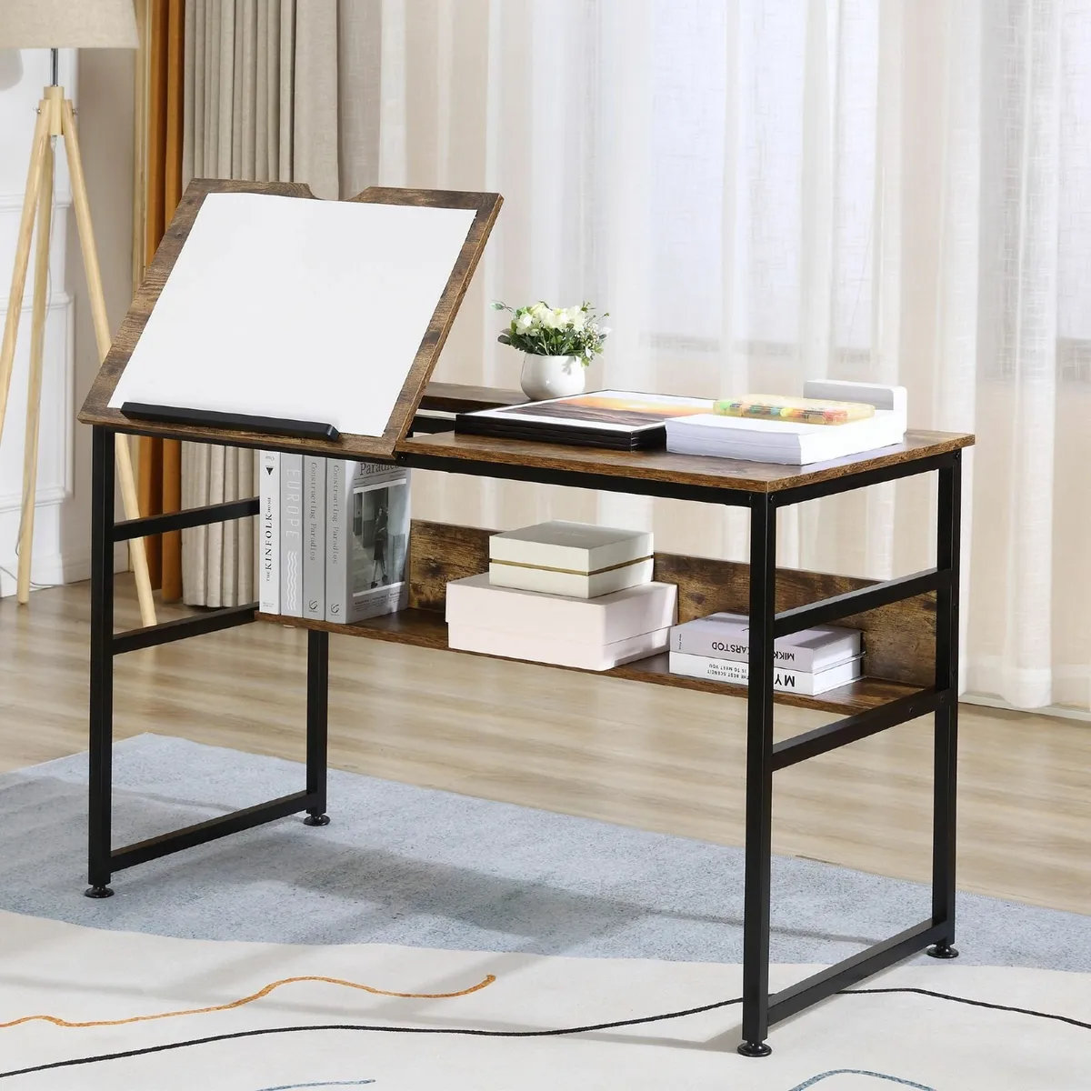 Adjustable Drafting Table Art Desk Drawing Table, for sale in Co