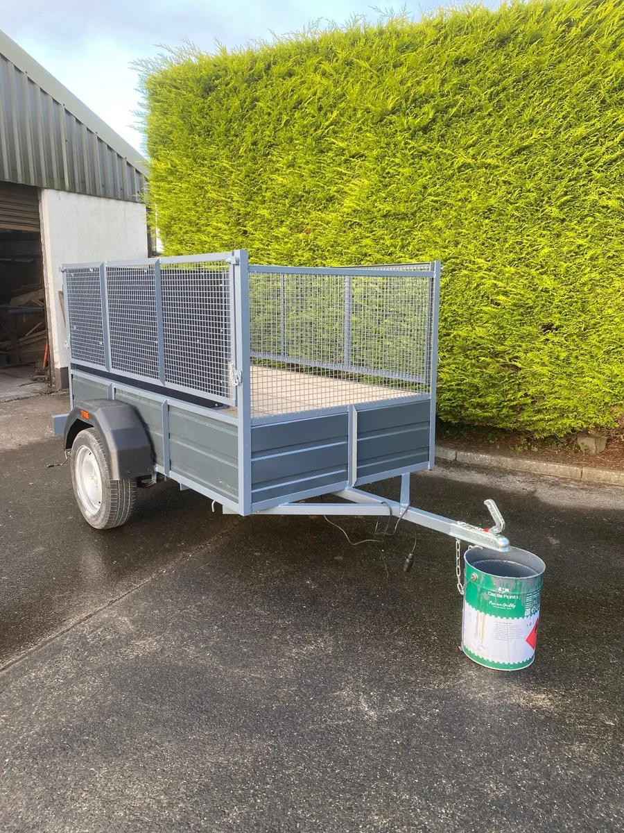 6x4 car trailer ramp&creels - Image 2