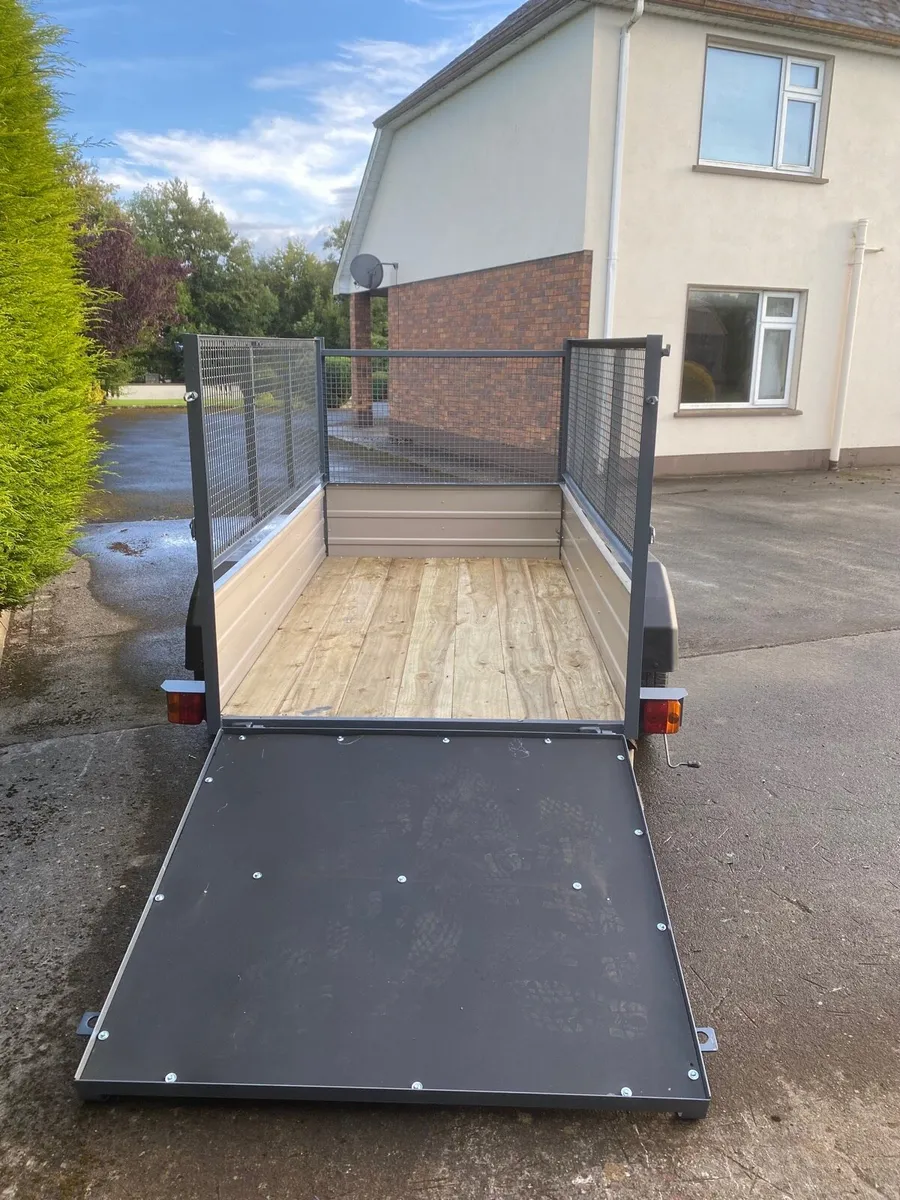 6x4 car trailer ramp&creels - Image 3