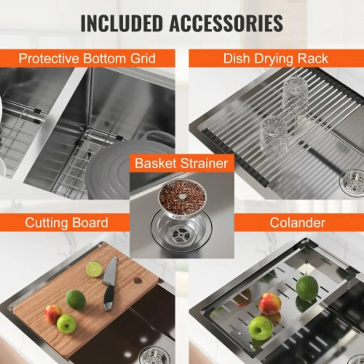 Kitchen Sink, 304 Stainless Steel DropIn Sinks, U for sale in Co