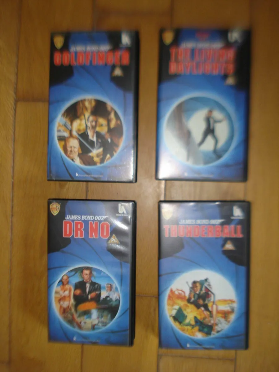 VINTAGE JAMES BOND 007 VHS TAPES. for sale in Co. Louth for €8 on DoneDeal
