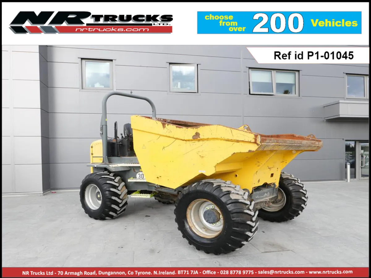 2016 Wacker Neuson DW90 9 Ton Dumper - Straight - Image 1