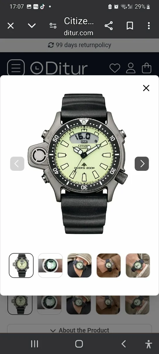 Citizen  Aqua 1 promsster - Image 2