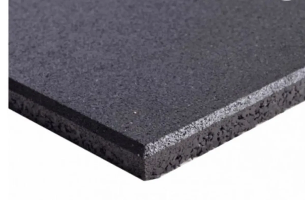 Rubber gym flooring 1m x 1m x 15mm for sale in Co. Dublin for €22 on