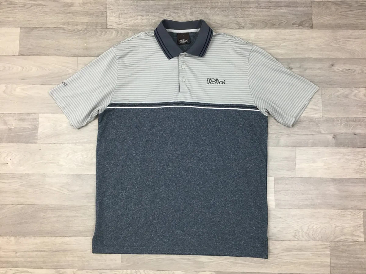 Oscar Jacobson Golf Polo Shirt Mens Large - Image 1