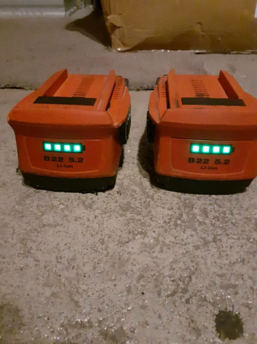 Hilti batteries