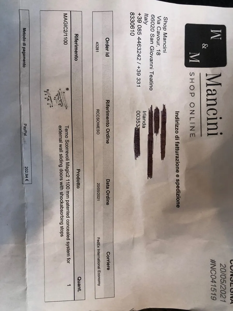 Sliding door mechanism for sale in Co. Clare for €170 on DoneDeal