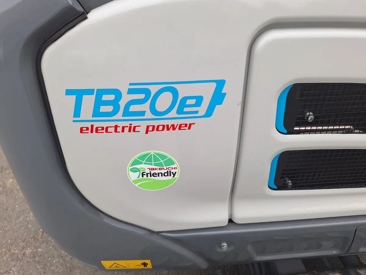 Takeuchi E20 Battery Electric Digger - Image 1