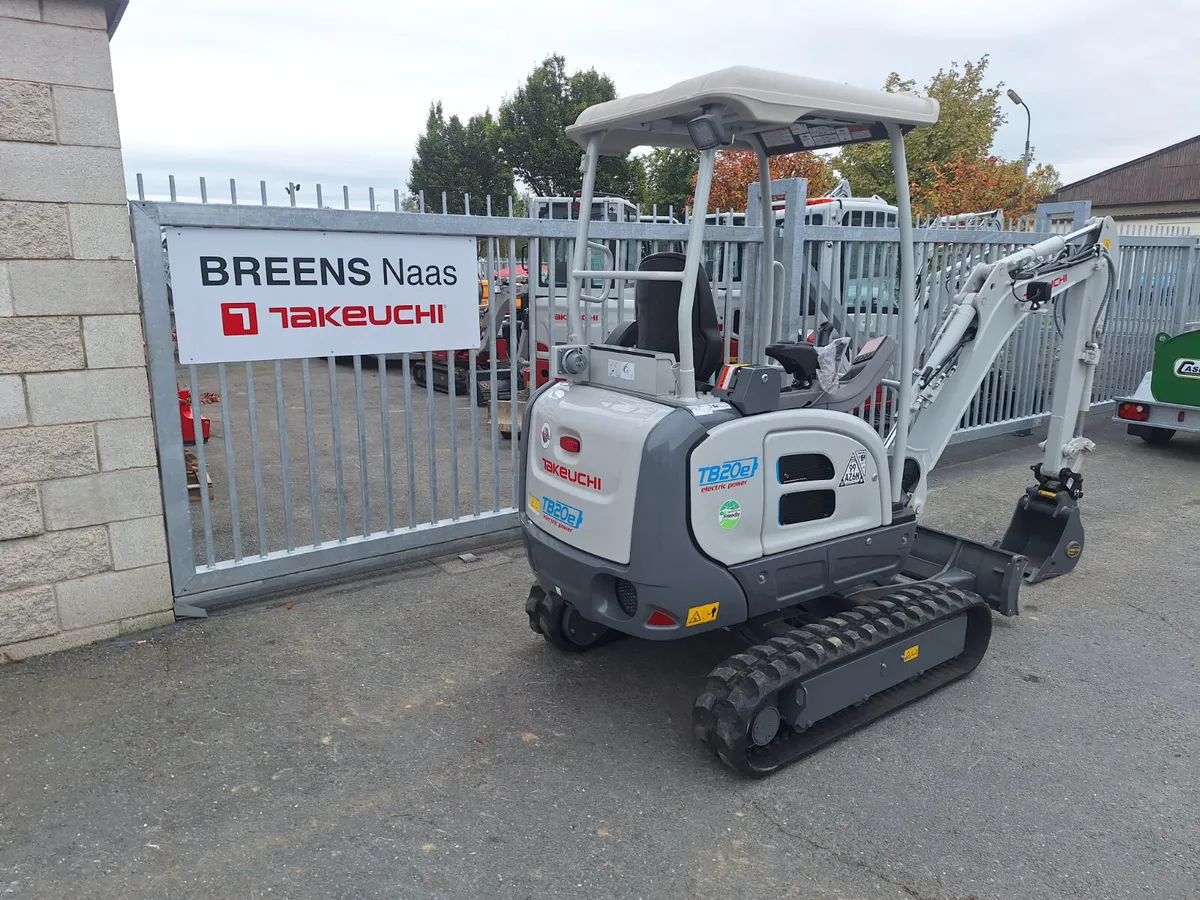 Takeuchi E20 Battery Electric Digger - Image 2