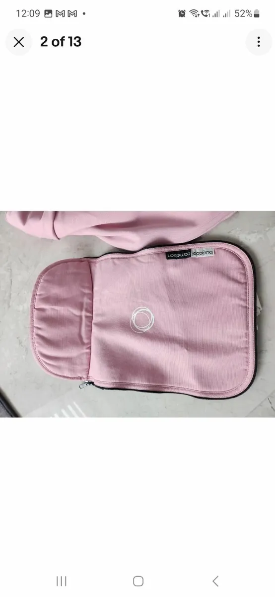 Bugaboo pink hood best sale