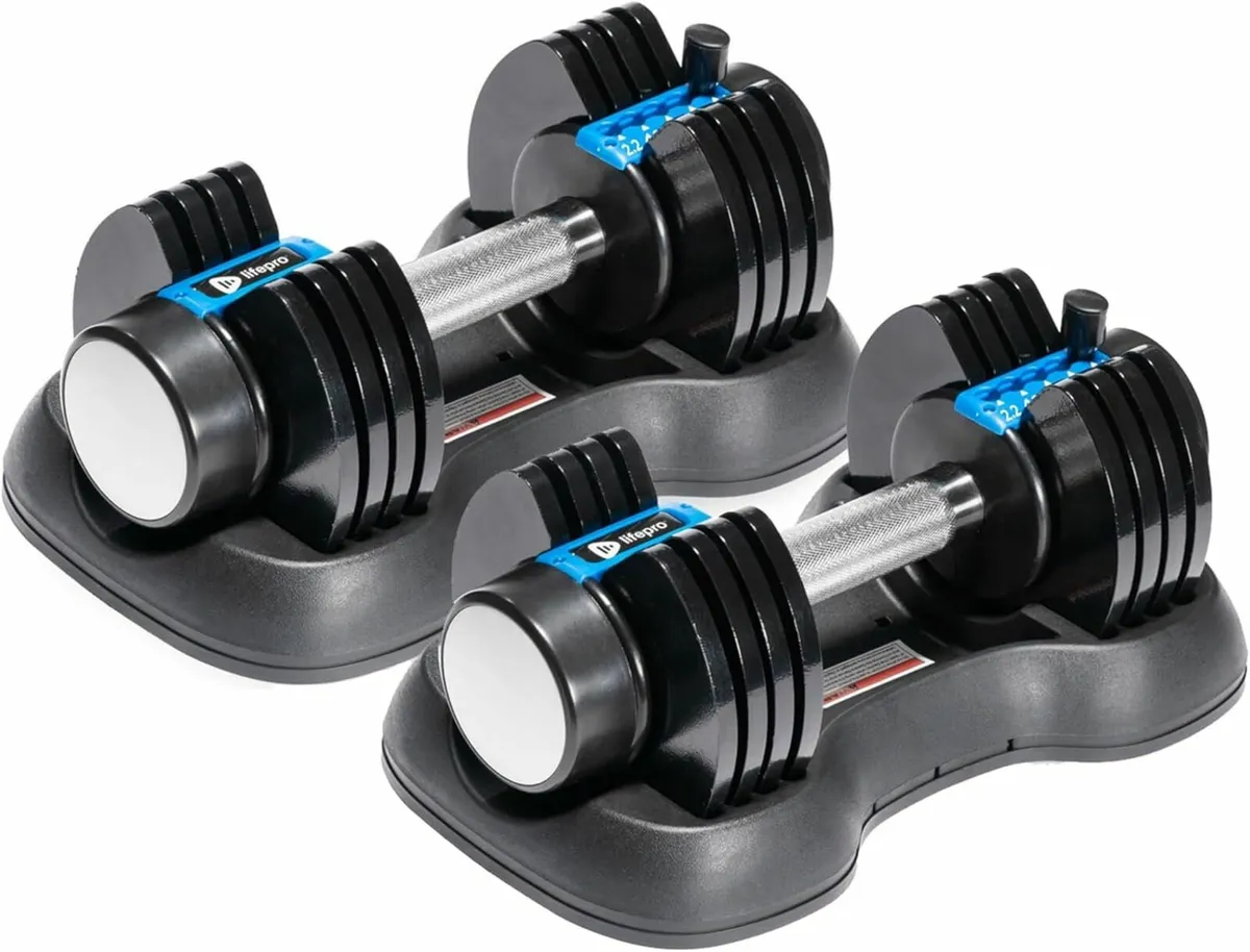 Adjustable Dumbbells Set  11kg 5-in-1 - Image 1