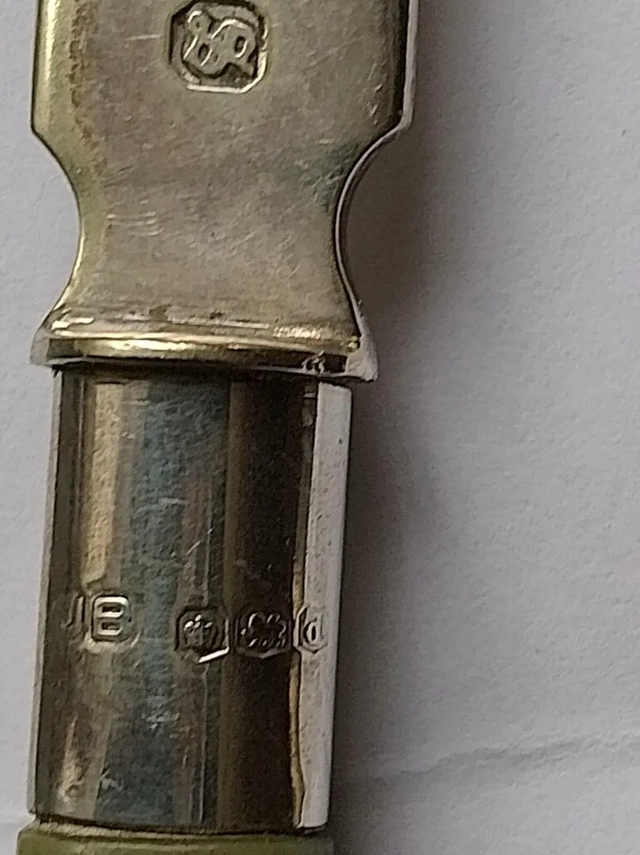 Antique silver inkwell and letter opener for sale in Co. Tyrone for £85