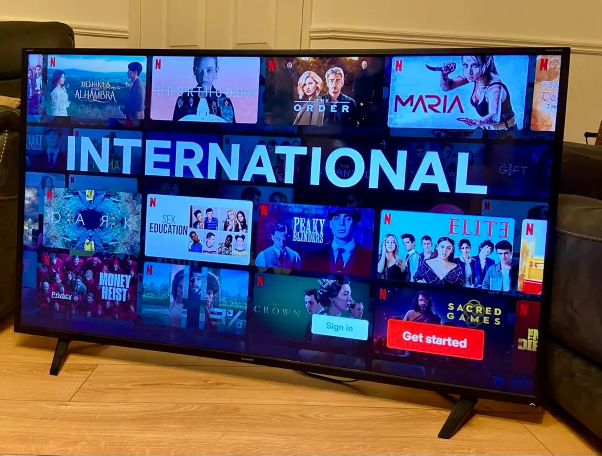 Sharp 55 inch 4K SMART TV for sale in Co. Dublin for €330 on DoneDeal