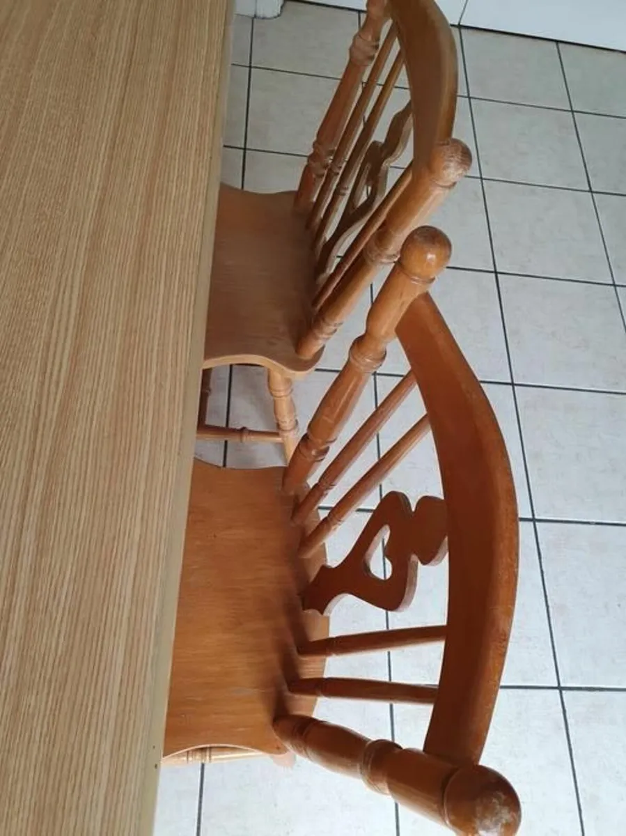Kitchen Table + 5 Chairs (wooden) for sale in Co. Dublin for €50 on