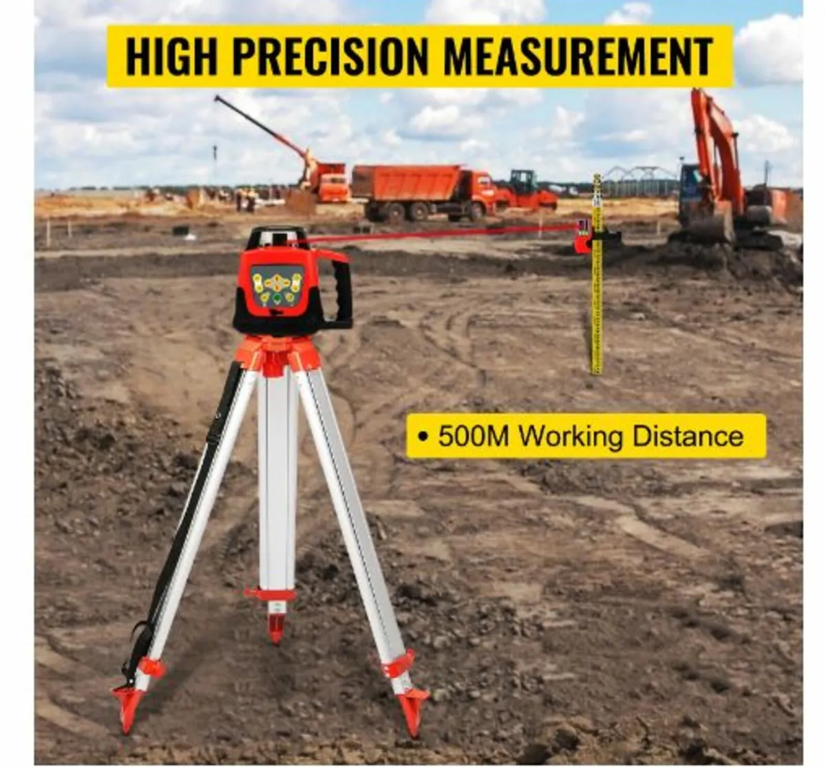 Red Rotary Laser Level Self Leveling for sale in Co. Clare for €330 on