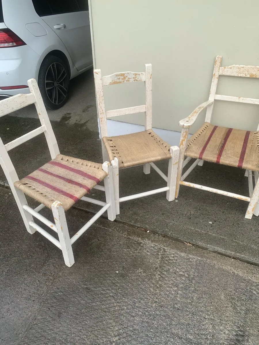 Farm House Sugan Chairs for sale in Co. Clare for €50 on DoneDeal