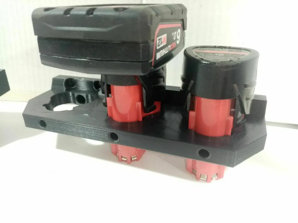 Triple 12V Battery Holder Milwaukee Bosch Makita for sale in Co. Dublin